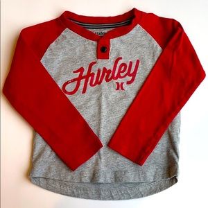 HURLEY TODDLER LONG SLEEVE SHIRT 24M